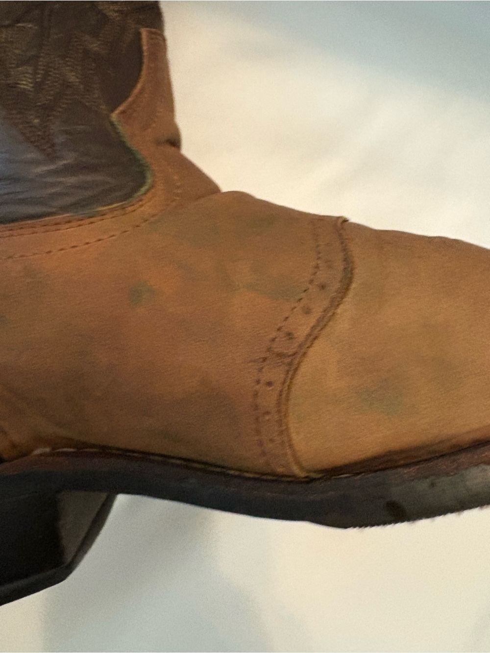 Double H Men’s Western Square Toed Boots DH 3571 Size 9 - Picture 10 of 12